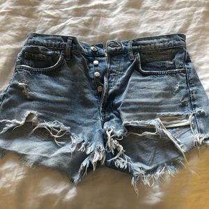 Parker vintage loose fit cutoff jean short
